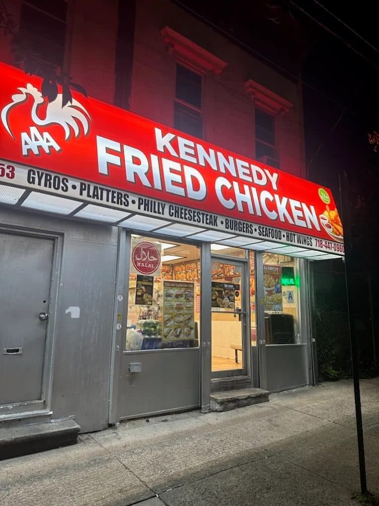 Kennedy Fried Chicken storefront at 253 Broadway, Staten Island